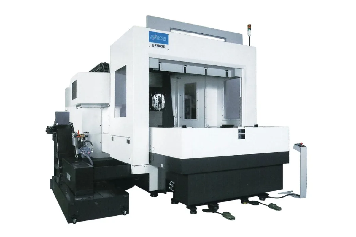 Niigata BFN63E horizontal machining center with U-axis faceplate