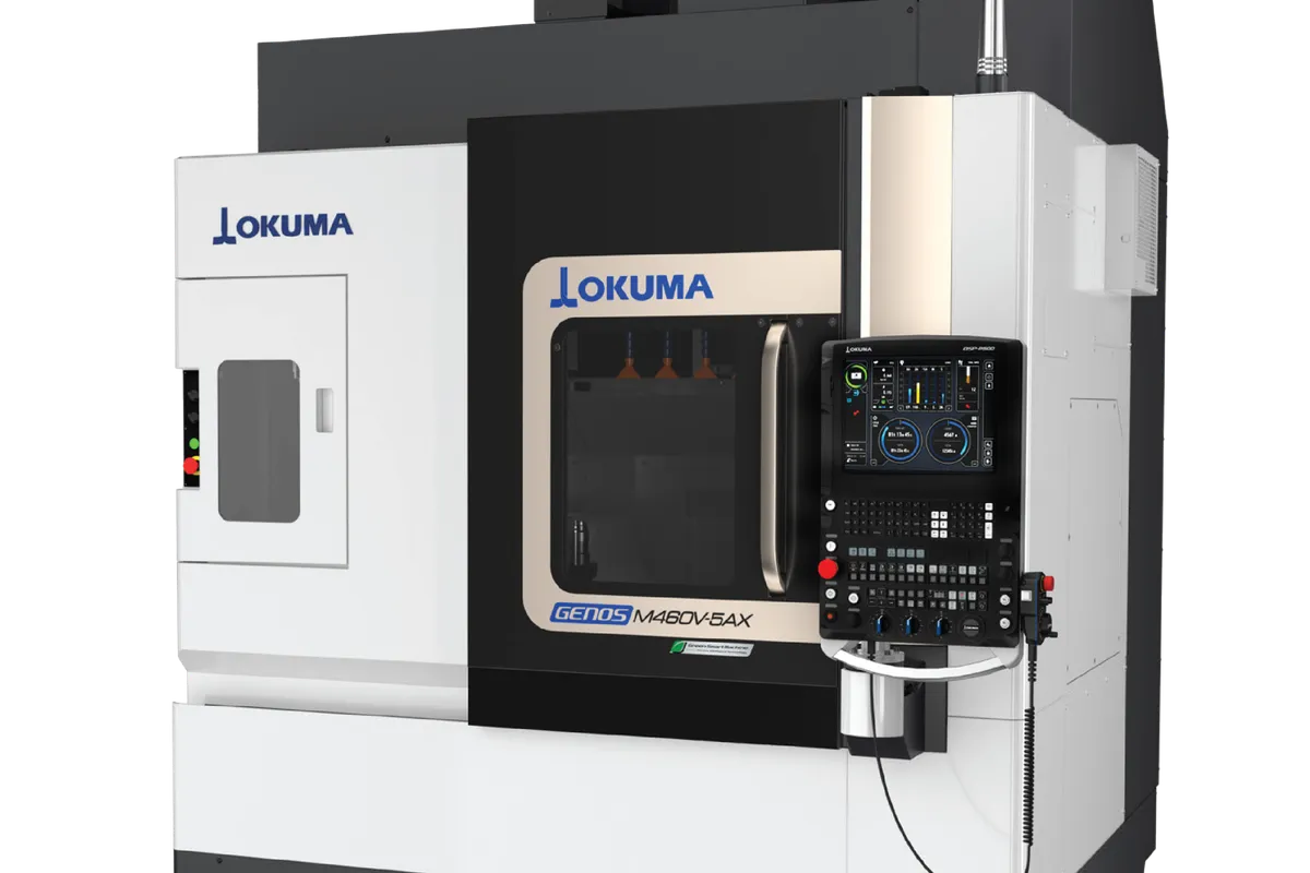 Okuma GENOS M460V-5AX CNC machine