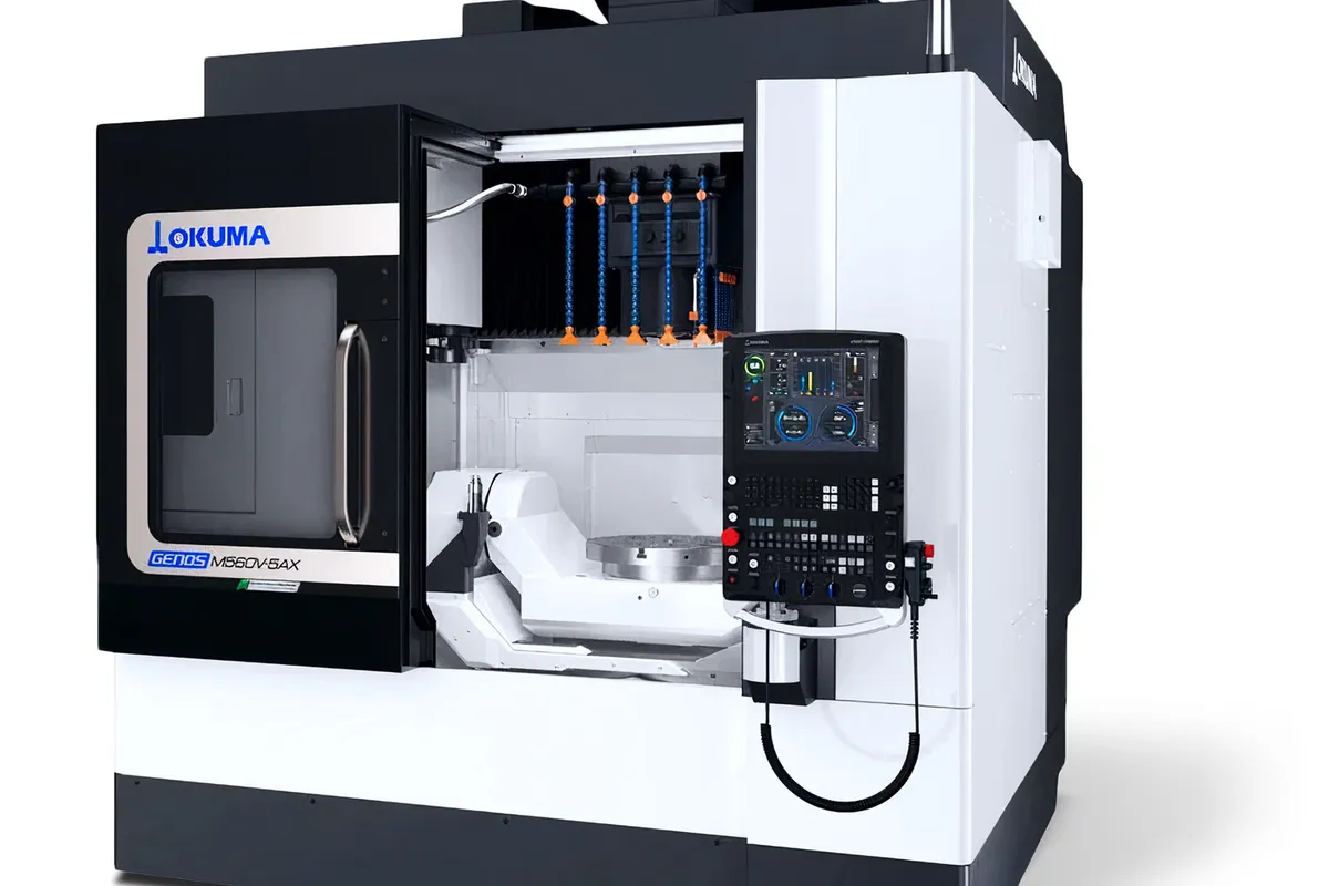 Okuma GENOS M560V-5AX CNC machine