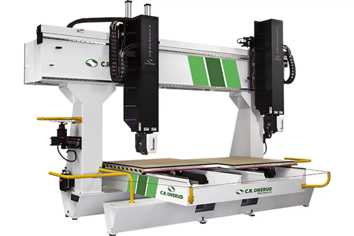Onsrud 122E 5-Axis E-Series router with two 5-axis heads