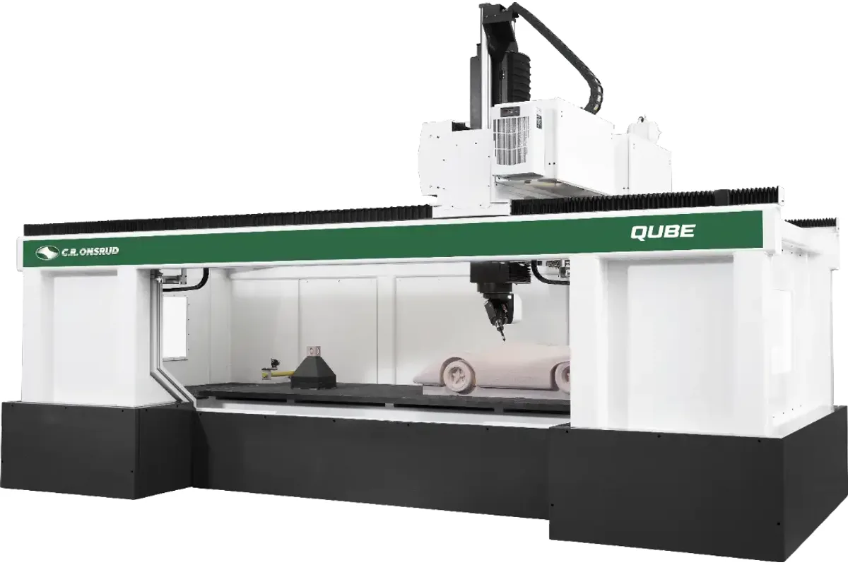 Onsrud F144Q Q-Series enclosed 5-axis machine with doors open