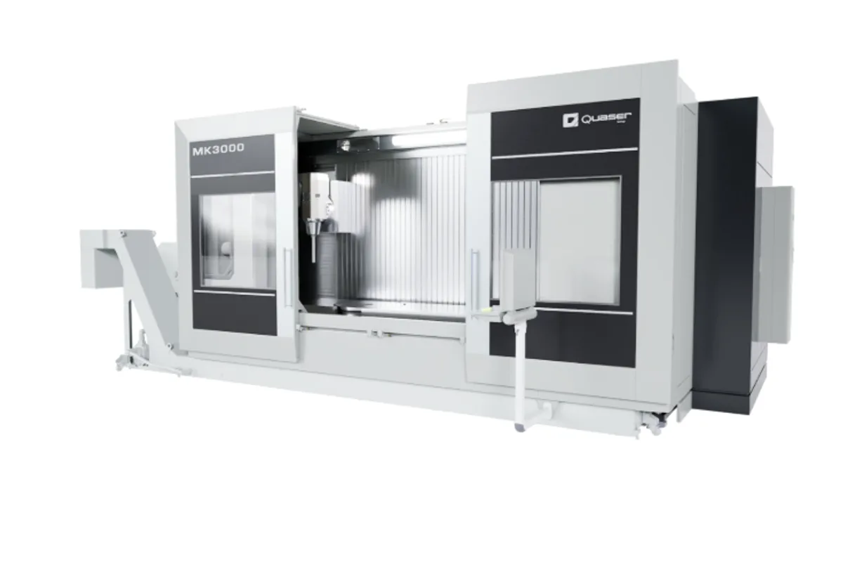 Quaser MK3000 5-axis travelling column machining center