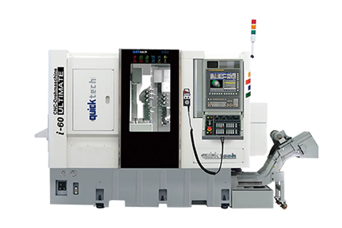 Quicktech i-60 Ultimate twin-spindle CNC lathe