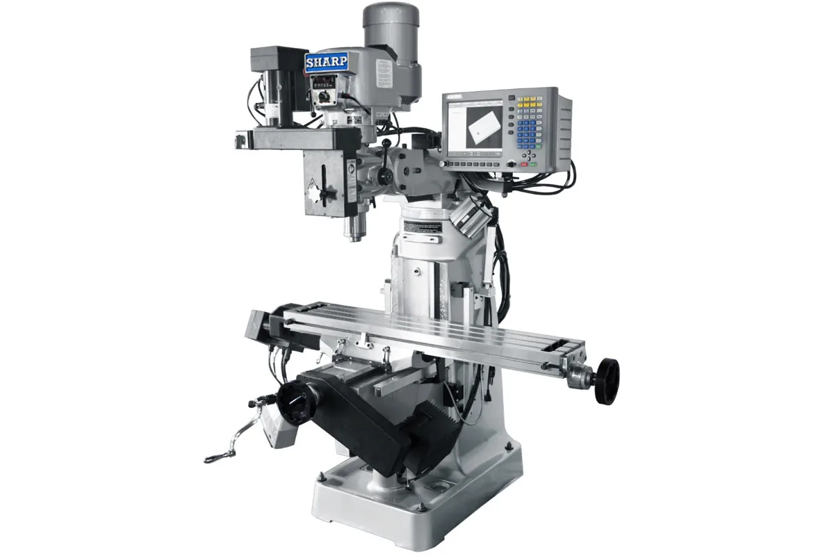Sharp LMV-49-DVS-MP-3 CNC knee mill