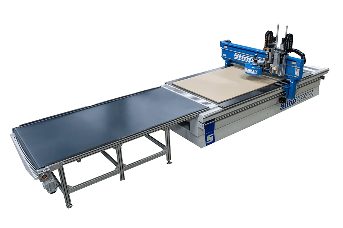 ShopSabre IS-A 510 CNC router with load and unload tables