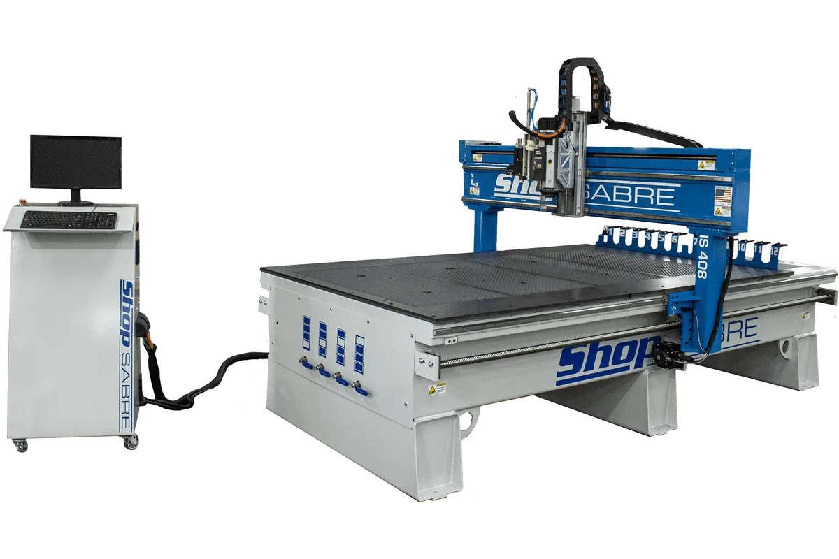 ShopSabre IS EVA Series CNC router (IS EVA 408 shown)