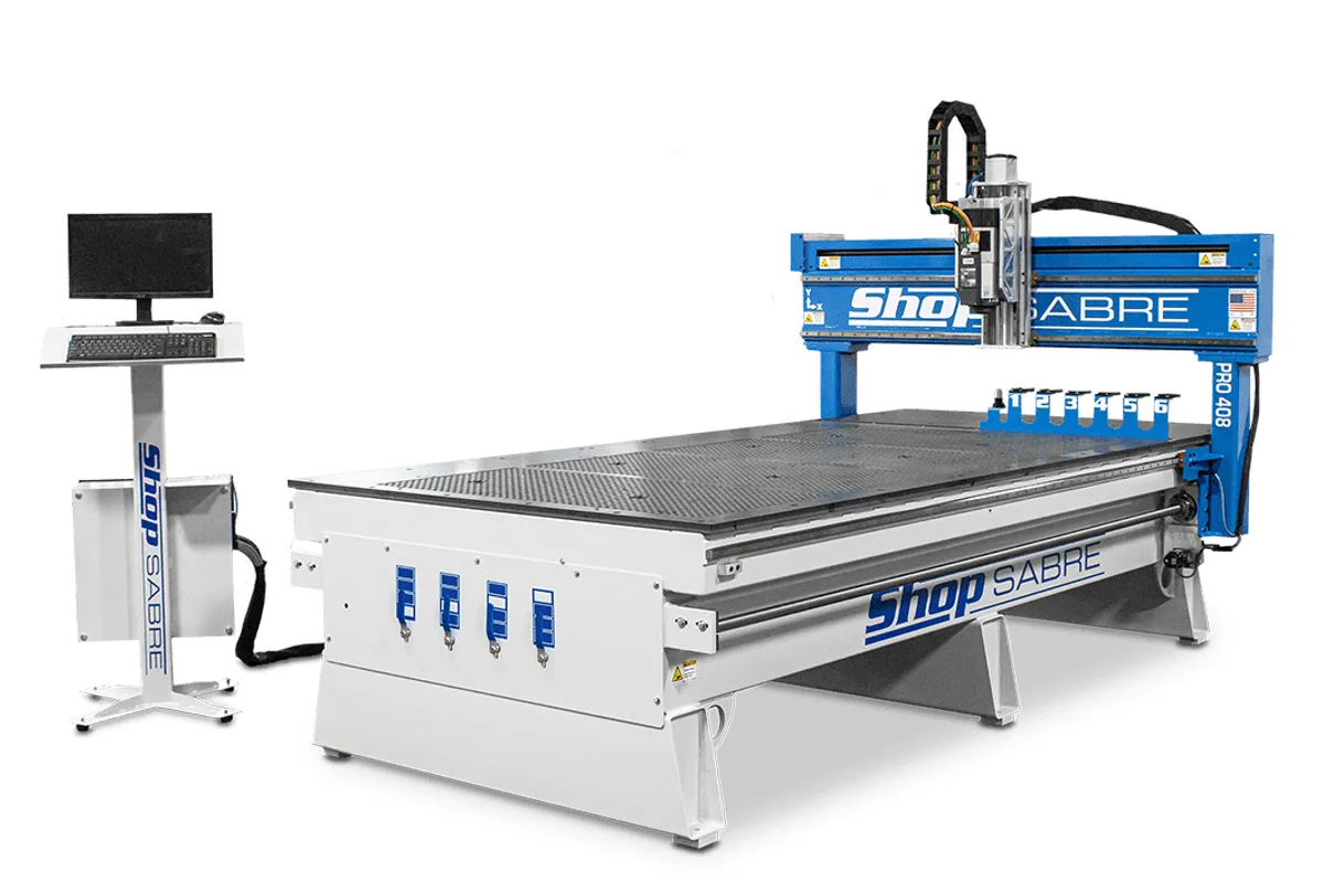 ShopSabre PRO Series CNC router (PRO 408 shown)