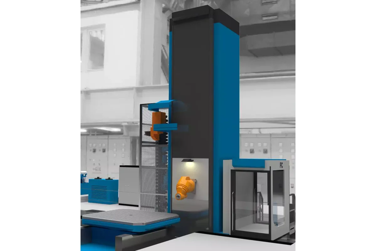 Škoda Machine Tool FC travelling-column milling machine (maker render)