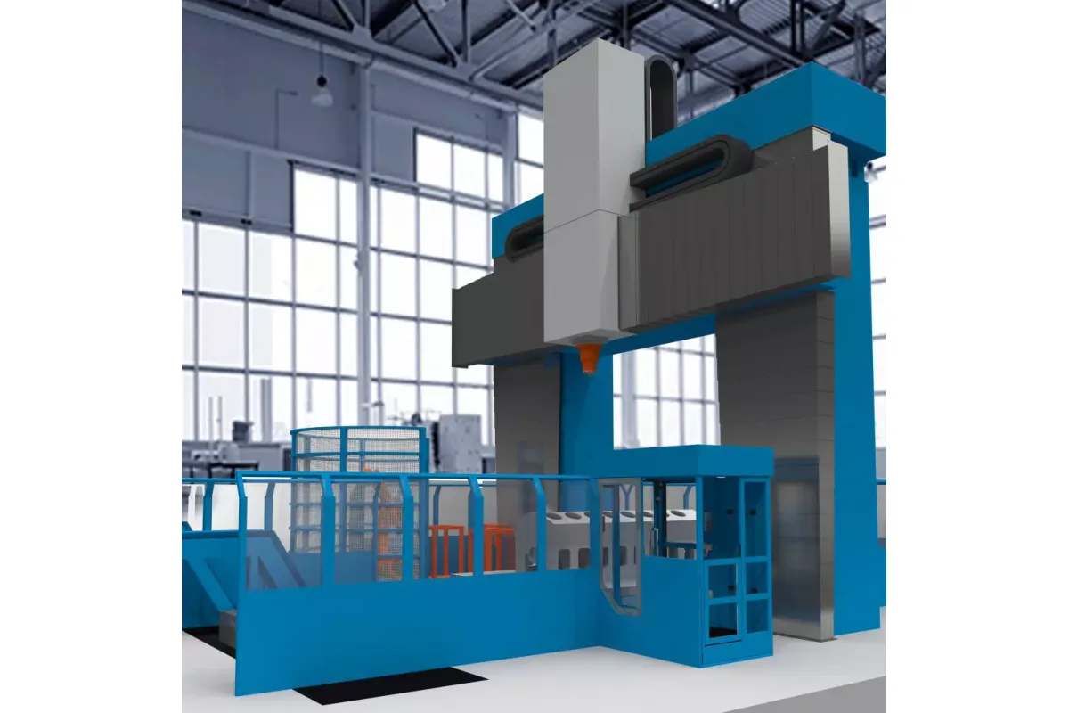 Škoda Machine Tool WP table-type portal milling machine (maker render)