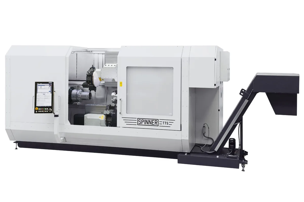 Spinner TTS85 multi-turret turn-mill center