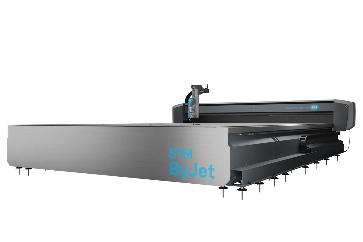 STM ByJet large-format waterjet cutting system