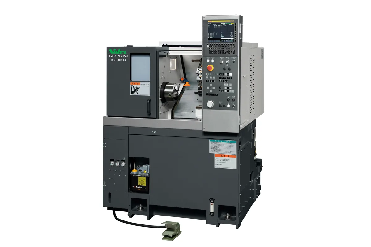 Takisawa TCC-1100 6 in chuck CNC lathe