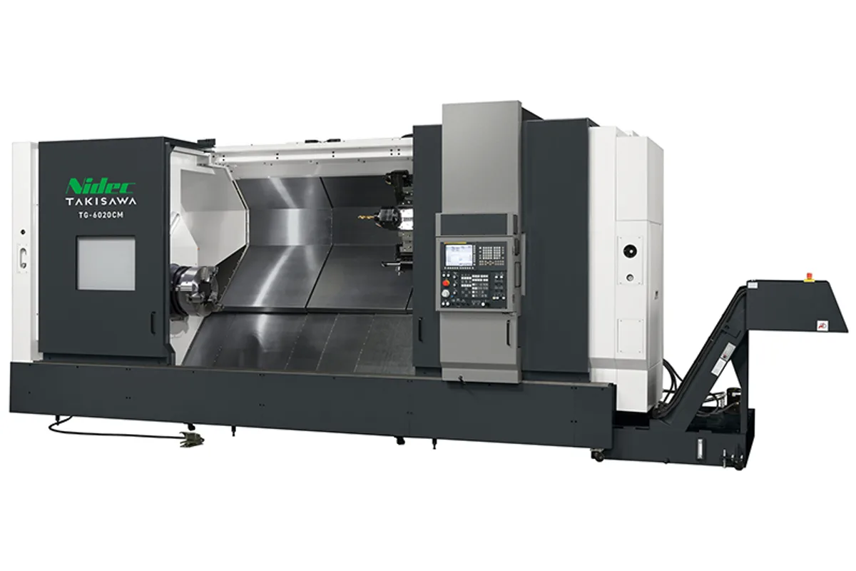 Takisawa TG-6000 series large CNC lathe (TG-6020 shown)
