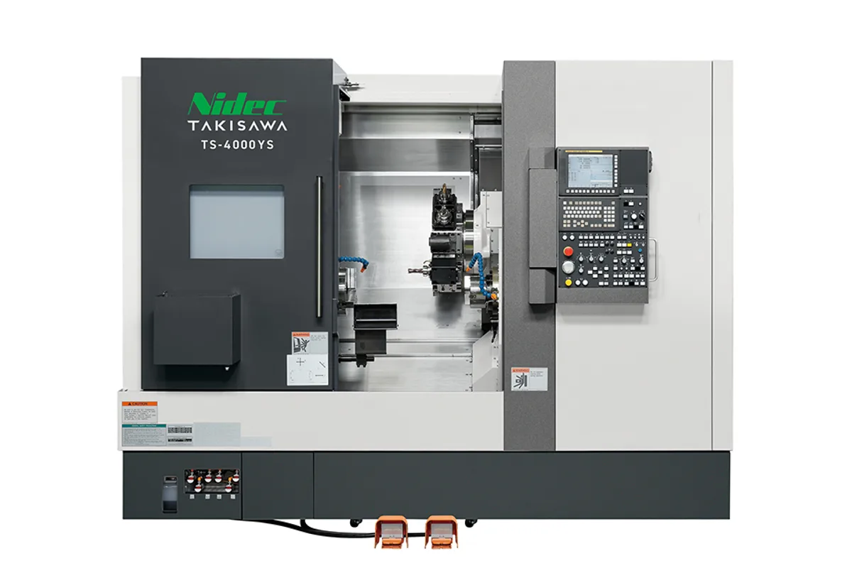 Takisawa TS-4000YS Y-axis twin-spindle CNC lathe