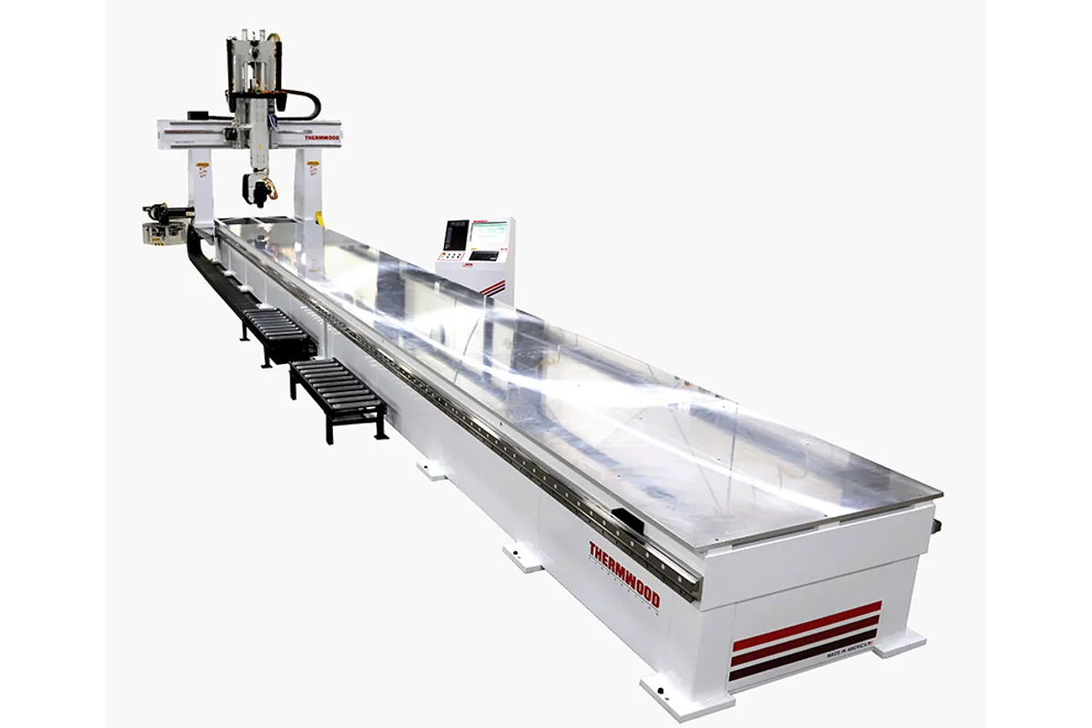 Thermwood Model 65 5-axis CNC router with 5'x40' table