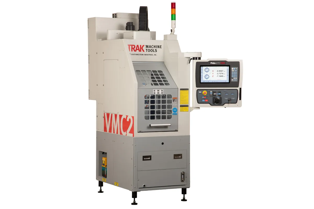 TRAK VMC2 Vertical Machining Center three-quarter view
