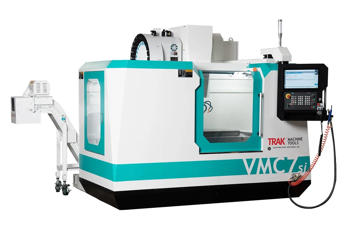 TRAK VMC7si Vertical Machining Center three-quarter view