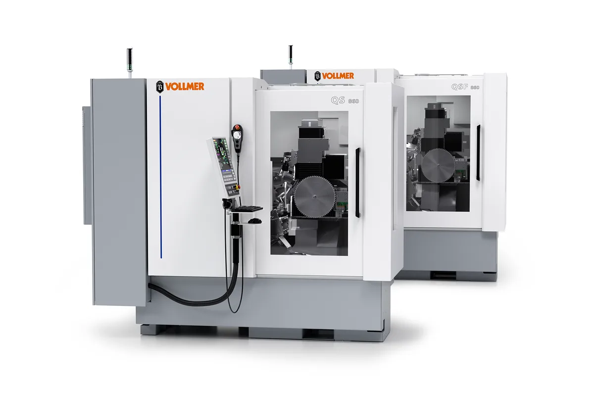 Vollmer QS 860 and QSF 860 disc erosion machines